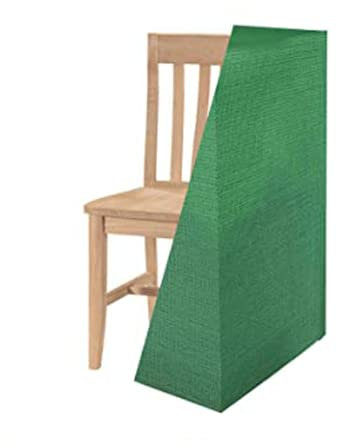 KAV Gartenstuhl-Abdeckung für Garten, Terrasse, Outdoor, atmungsaktiv, wasserdicht und UV-beständig, Grün (64 x 64 x 120 cm) (1)