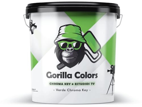 Pintura Chroma Key Verde 18Kg. para ESTUDIOS DE FOTOGRAFÍA, CINE Y TELEVISIÓN.