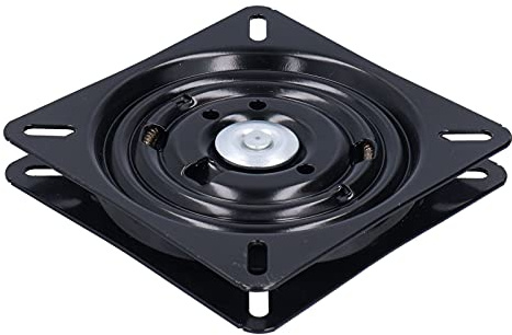 7in Chair Turntable Base, Rotating Seat Plate, Hardware | Rotating Base for bar stool & office chair, Self-return spring design, Durable metal