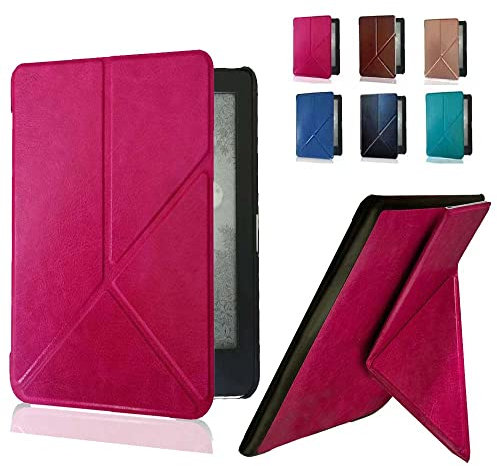 Étui Kobo Clara HD 6 N249 – Housse PU haute qualité Mise en veille/réveil automatique Ultra fin Classique Smart Folding Multi