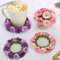 Iuuidu Crochet Kit for Beginners-4PCS Coaster Flower Pot Crochet Kits Coaster Crochet Starter Kit with Crochet Yarns,Hooks, Easy Videos Tutorials to Crochet for Office, Coffee Table, Home Decor