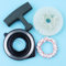 GAJUST Kit de la Cuerda de la manija de la manija del Mango de la polea de Arranque de Retroceso para Husqvarna 340 345 34 6XP 350 351 353 455 460 445 450 E Motosierra
