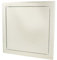tecuro Revisionstür 300 x 300 mm Einbautür mit Rahmen und Schnappverschluss, Stahlblech weiss RAL 9016