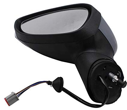 SHLPDFM Elektrischer Rückspiegel Türflügelspiegel Außenspiegel links fur Fiesta MK7 2008-2012(Grau)