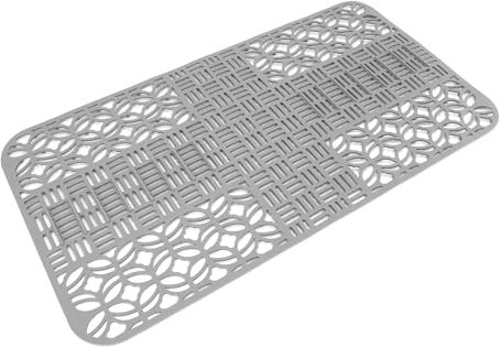 Protezioni per Lavello, Protezione Tappetino per Lavello in Silicone 66x35 Cm per Rivestimenti del Frigorifero (GRAY)