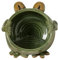 Meokro Frosch-Handy-Ständer mit Soundverstärker, Keramik, Desktop-Handy-Lautsprecher-Halter, natürlicher Lautsprecher, Mini-Megafon, Smartphone-Ständer, Dekoration, Grün, MZHG1378-A@#599