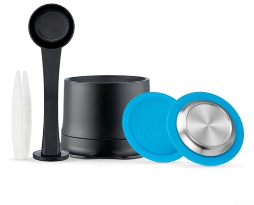 Capsule de café réutilisable en acier inoxydable pour Zenius, crème riche, mouture fine (a)