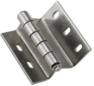 304 Edelstahl-Scharnier mit verdeckter Innenmontage for Geräte, Maschinen und Schränke - Doppelt gebogenes Scharnier mit unregelmäßiger Form, 1 Stück