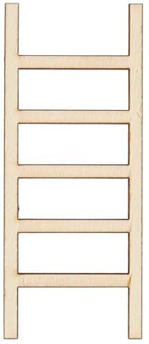Miniaturen für Puppenhäuser und Wichtelstuben oder Geschenkgutscheine · DIY Miniwelt · Leiter 4,2x10,2cm