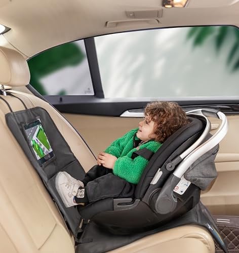 BABYLO 3-in-1 Vehicle Car Seat Protector with tablet holder and organiser pockets