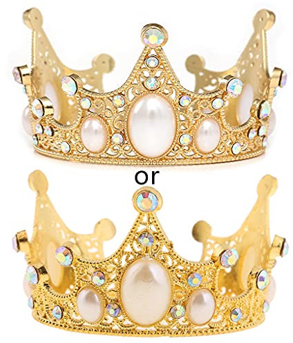 QIIIMSLSS Newborn Girls Boys Photography Crown ps Infant Kids Shooting Photo Headdress Ring Decoration