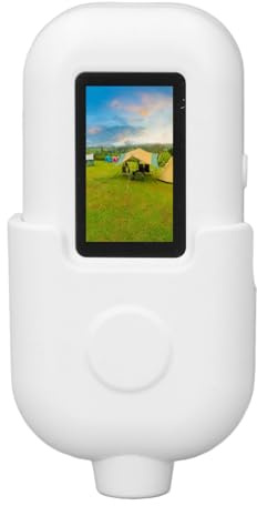 Small Wearable Video Camera,1080P Portable Video Recorder with Loop Recording Motion Detection WiFi Hotspot for Home Outdoor (White)