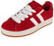 Ladies Lace Up Trainers Womens Platform Comfy Heel Pumps Gym Sneakers Shoes Size Red 5