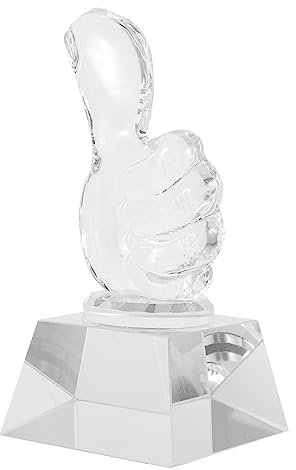 Gogogmee Fußballtrophäe Daumenförmige Trophäe Exquisites Trophäendekor Trophäe Für Preiswettbewerbe Trophäenmodell Für Junge Mädchen Trophäenpokal Für Kindergarten Wettkampftrophäe Für Spor