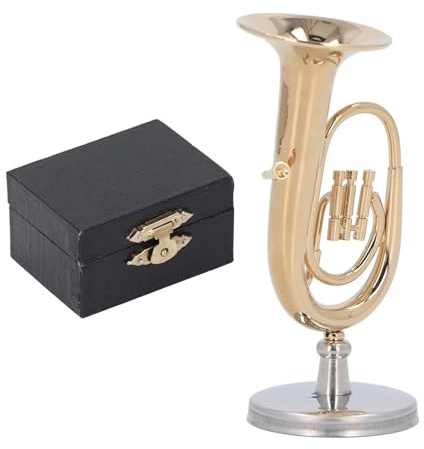 Musikinstrumentendekoration Mini Tuba Modell Miniatur Tuba Musikinstrument Ornamente