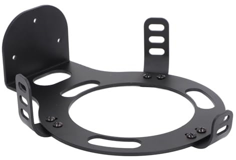 Nurnesy Lautsprecher Wandmontagehalterung für Aura Studio 4 Premium Metall Heavy Duty Wall Mount mit 3 Metallclips Raumsparende Design