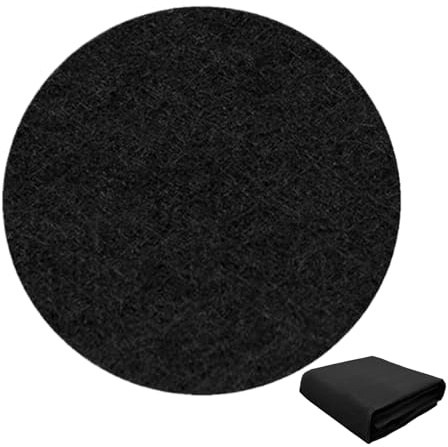 Tapis De Fond pour Piscine Hors Sol | Rond Renforcé Épais pour Liner De Piscine | Base Remplacement Épais Antidérapant Prévention Perforations Pelouse Terrasse Extérieur Protection