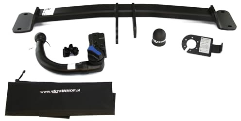 RIDIGO Anhängerkupplung abnehmbar für BMW 5 F11 Touring (auch 530d xDrive) 09/2010-05/2017 mit universalem E-Satz 7-polig