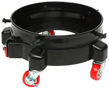 Bucket Wheels - Portable Bucket Base With Swivel Casters | Mobile Accessory For Car Wash Kits, Driveway Protective Liner, Tile Grout Application, L