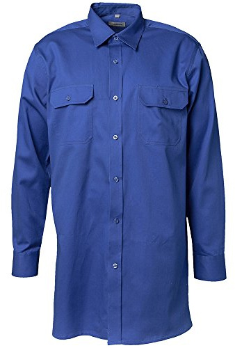 Planam Twill 1/1 Sleeve Shirt Blue