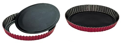 Ibili 356228 Moule à tarte dentelé Venus avec fond amovible 28cm