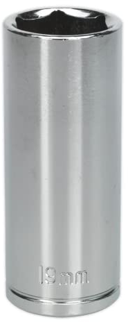 Sealey S0597 WallDrive Socket, 3/8 Square Drive, 19mm Deep