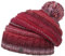 LIERYS Fauske Bommelmütze Damen/Herren - Pudelmütze mit Schurwolle - Made In Germany - Gestrickt - One Size 55-60 cm - Wollmütze in Oversize - Wintermütze Herbst/Winter rot One Size