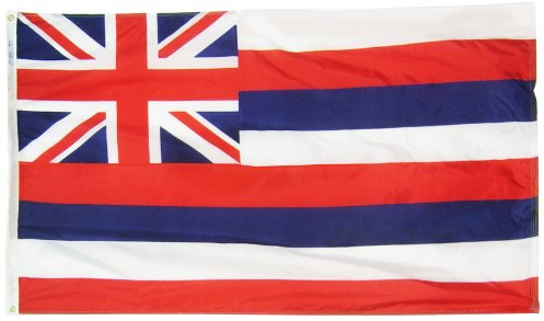 Annin Flagmakers Bandiera da Giardino delle Hawaii Realizzata negli Stati Uniti Secondo Le specifiche di Design Ufficiali dello Stato, (Modello 141260)