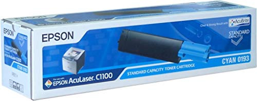 Epson Al-c1100/cx11 Toner Cartridge Sc Cyan 1.5 K Toner for Laser Printers (1500 pages, Cyan, Toner Cyan, 336 x 85 x 85 mm, 330 g) If