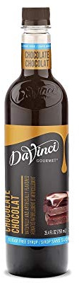 DaVinci Sugar Free Chocolate Syrup 750ml Plastic Single Bottle