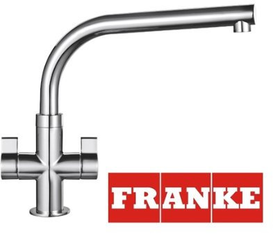 Franke 115.0250.638 Chrome Sion Dual Handle Swivel Spout Kitchen Sink