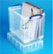 19 litre XL Really Useful Clear Plastic Storage Box- Stores 50 Vinyl LPs