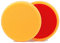 ALCLEAR Polierpad gegen Hologramme, Auto Polierschwämme Polierschwamm, Durchmesser: 135x25 mm, orange, 2er Set, Polierpad polieren Pad Schwamm Polierschaum f. Poliermaschine