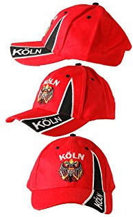 Flaggenfritze Cap/Kappe Motiv Fahne Deutschland Köln mit Wappen, Fan