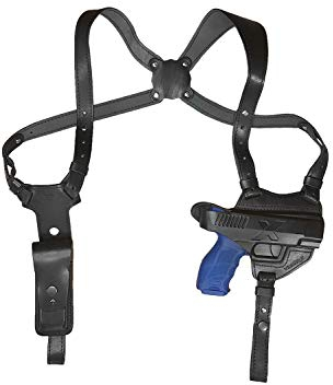 VlaMiTex S5 Schulterholster Leder Holster für SFP9 HK Heck und Koch VP9 (Schwarz)