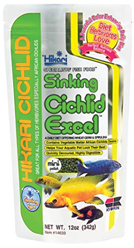Hikari ML ZWERGBUNTBARSCH Excel sinkend Pellets für Haustiere, Mini, 12 Ounce (Pack of 1)