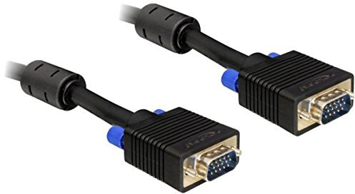DeLOCK 2m VGA Cable Cable VGA VGA (D-Sub) Negro - Cables VGA (2 m, VGA (D-Sub), VGA (D-Sub), Negro, Male Connector/Male Connector)