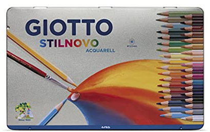 Giotto Pastello Stilnovo Acquarell Giotto 3,3 mm da 3 anni in poi 256400 (conf.36)