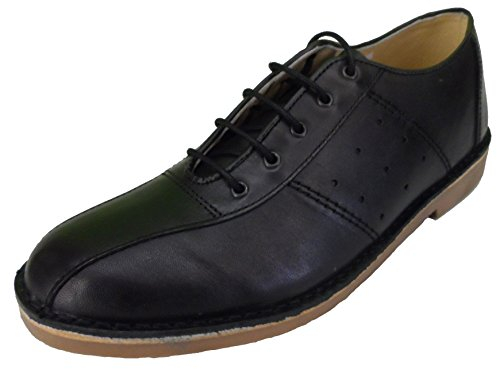 Ikon Men`s Marriot Bowling Shoe (8, All Black)