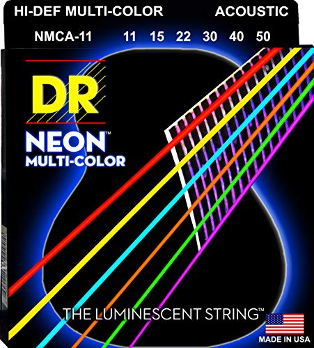 DR String MCA-11 Multi-Color Set di corde per chitarra acustica