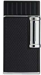 COLIBRI Cigarren Feuerzeug Julius schwarz matt chrom
