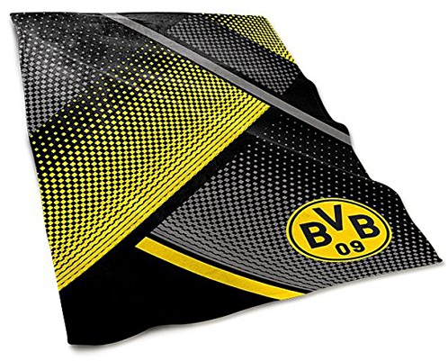 Borussia Dortmund BVB BORUSSIA DORTMUND FLEECEDECKE MIT PUNKTEN