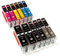 ESMOnline 12 komp. XL Druckerpatronen als Ersatz für Canon PGI 550 CLI 551 Pixma MG6350 MG7150 MG7550 iP8750 (PGI-550/CLI-551)