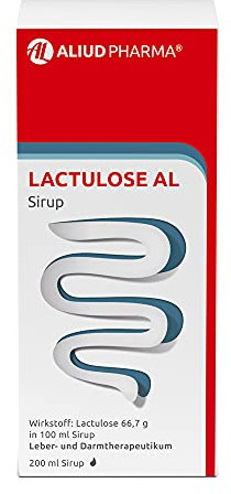 ALIUD PHARMA Lactulose AL Sirup, 200 ml: Osmotisches Abführmittel bei Verstopfung