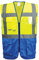 Portwest Warsaw Executive Vest, Size: M, Colour: Yellow/Royal, C476YRBM