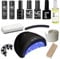 Kit Semipermanente Unghie Completo MESAUDAME Gel Polish – Con Fornetto Led 48w + Ultrabond + Smalto Semipermanente da 5ml Base Top e Colore + OMAGGIO Olio Cuticole e smalto Zakiss 10 ml
