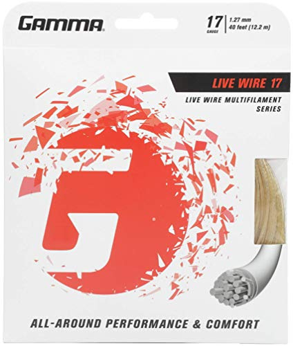 Gamma Tennissaite Live Wire Natur, 12.2 m Set
