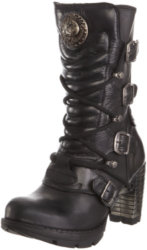 New Rock M.tr003-s1, Stivali Alti Donna, Nero (Negro 001), 42 EU