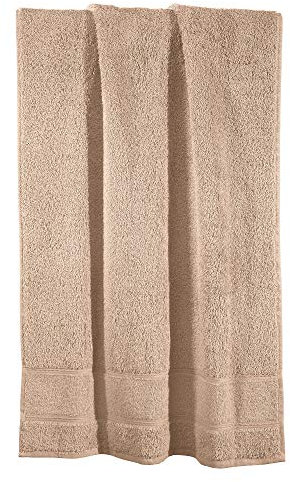 Erwin Müller Badetuch Karlsruhe 100% Baumwolle beige Größe 100x150 cm - extrem saugstark, leicht, flauschig weich, hautschmeichelnd (weitere Farben)