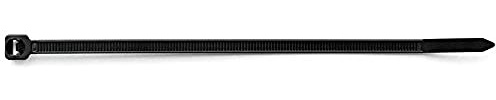 Index BN25080 – Kabelbinder aus Nylon, 2,5 x 80 cm, Schwarz